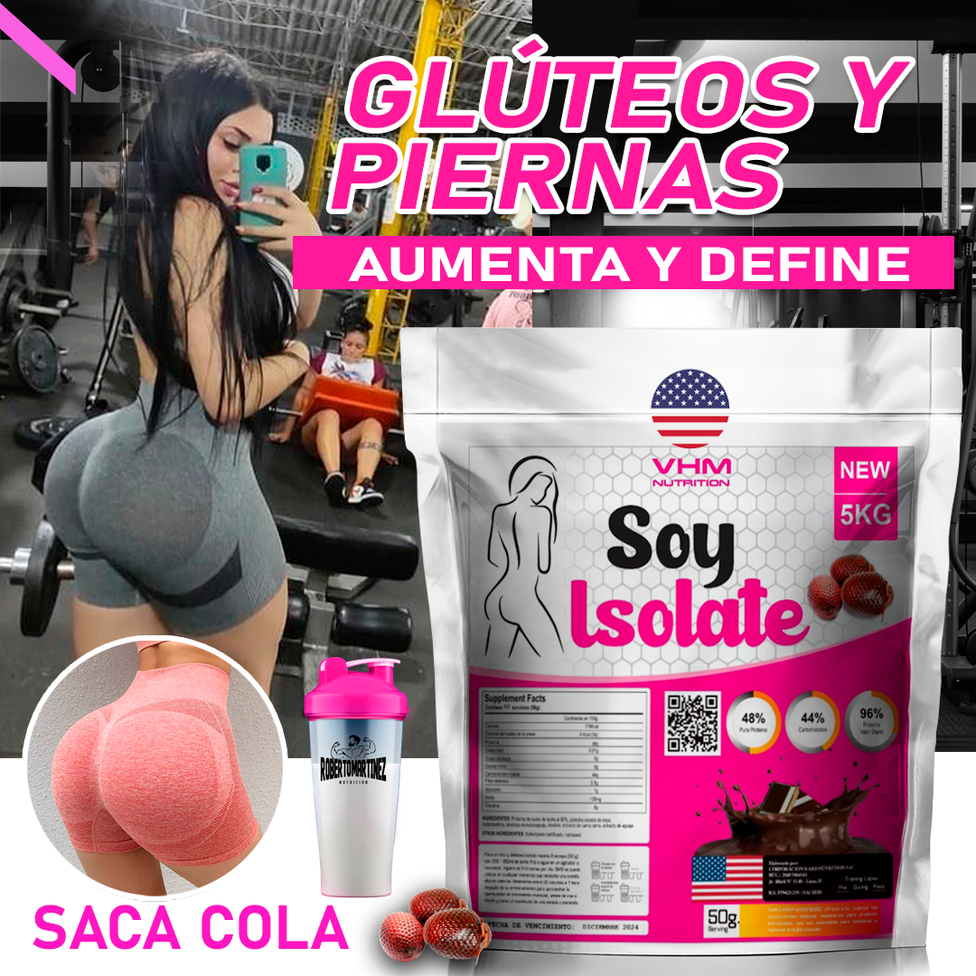 SOY ISOLATE GLÚTEOS Y PIERNAS