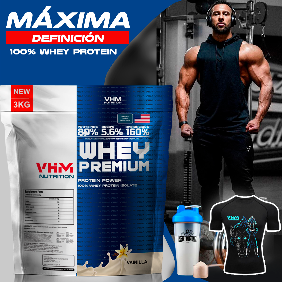 WHEY PREMIUM 3KG MÁXIMA DEFINICIÓN