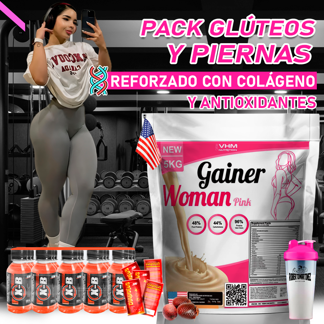 GAINER WOMAN PINK MAS X-BURN