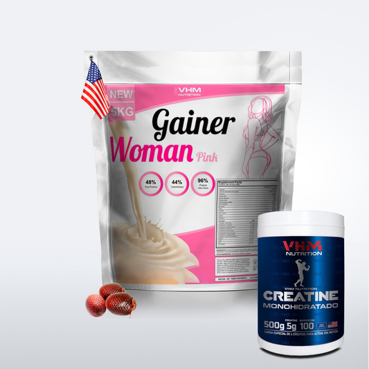 GAINER WOMAN PINK MAS CREATINA