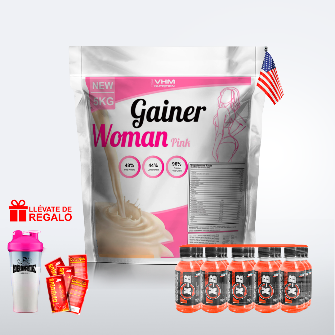 GAINER WOMAN PINK MAS X-BURN