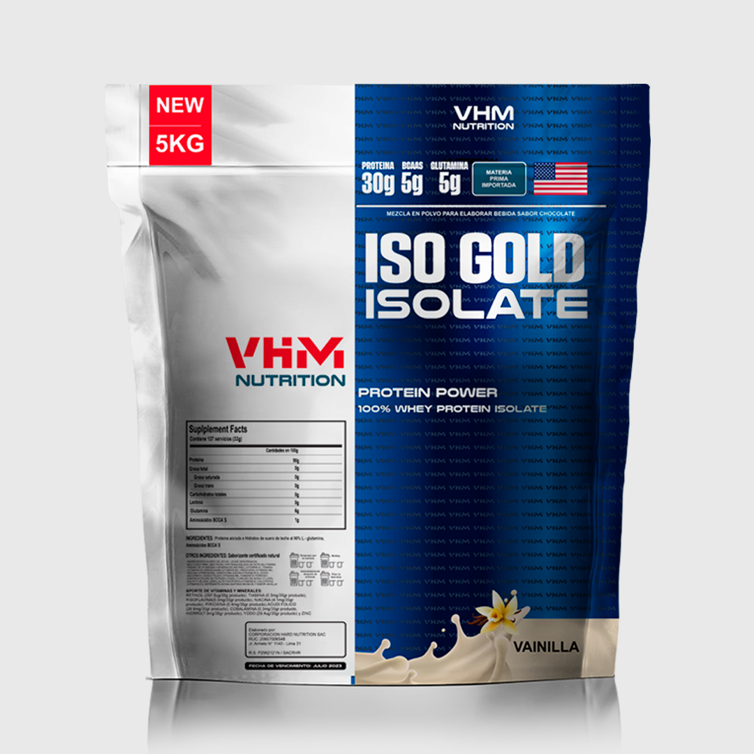 ISO GOLD 5KG 100% ISOLATE FULL DEFINICIÓN