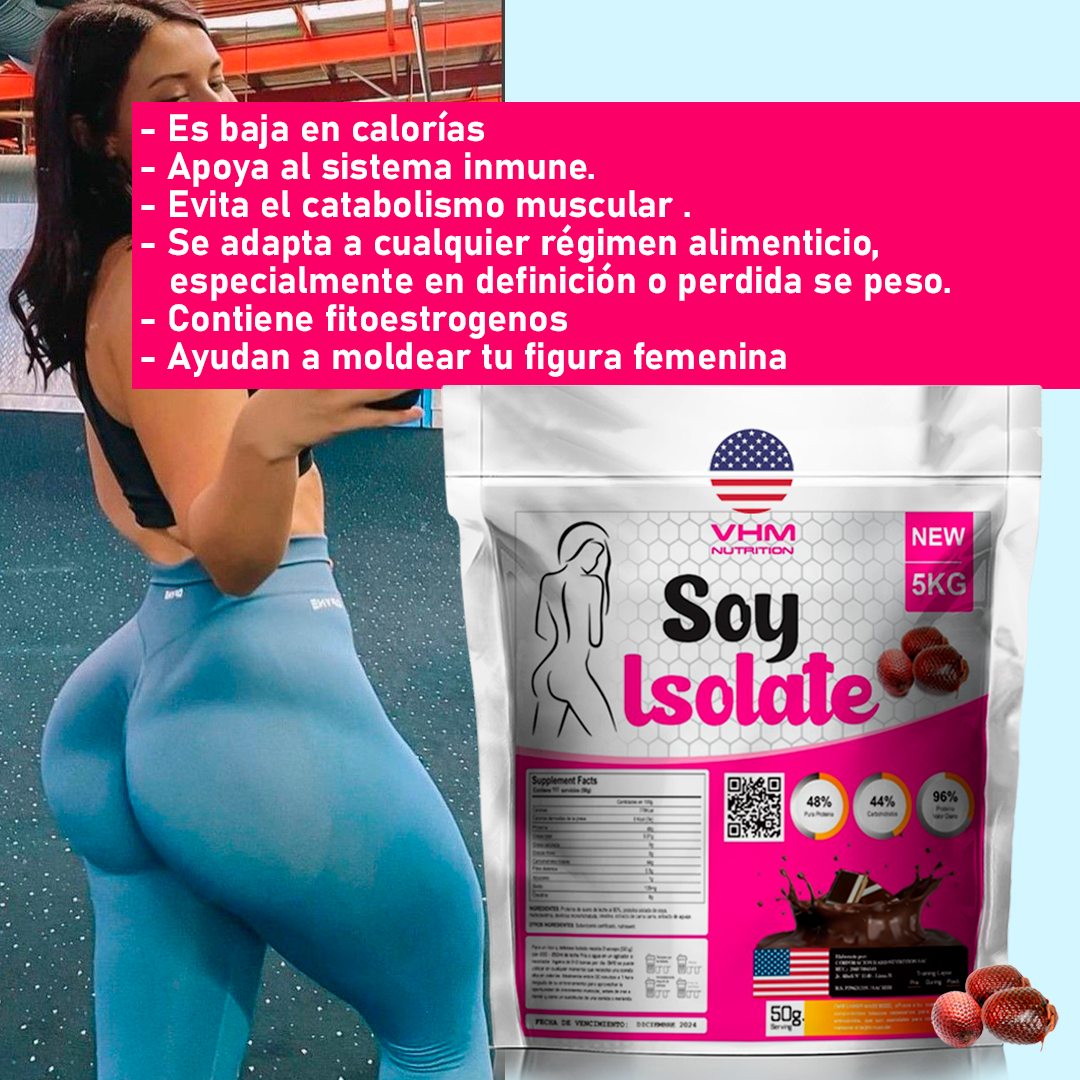 SOY ISOLATE GLÚTEOS Y PIERNAS