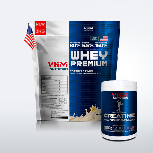 COMBO WHEY PREMIUM 3KG MAS CREATINA